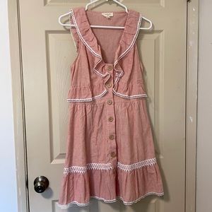 Tea & Cup Ruffle Dress